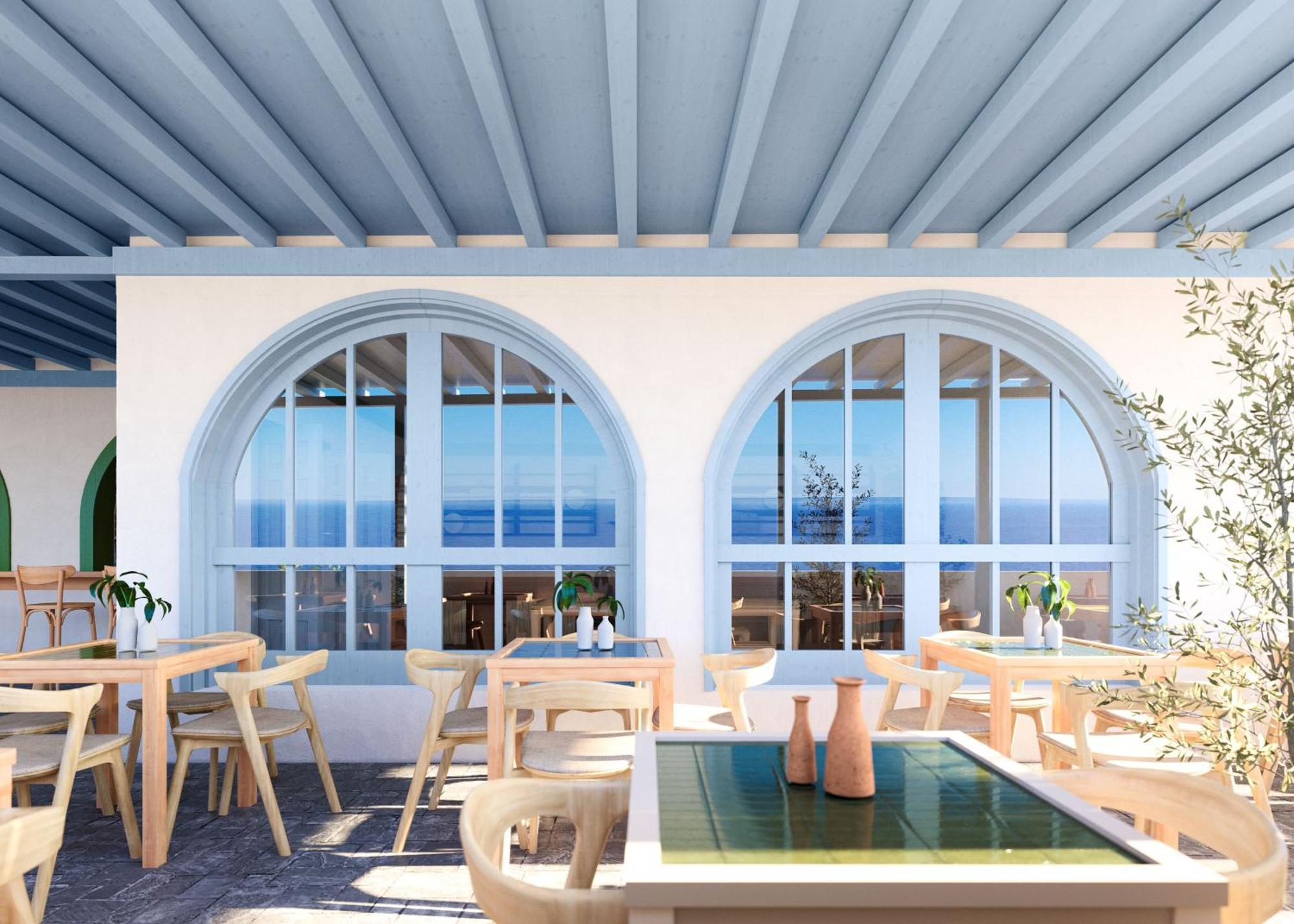 Panorama Serenity Suites Patmos Town Exterior photo